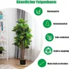 120 cm sztuczne drzewo figowe, sztuczna roślina doniczkowa Podgląd zdjęcia produktu 3
