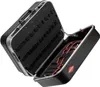 An open black tool case with red accents, showing organized compartments for tools. Produktbild-Vorschau