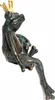 Bronzefigur Wasserspeier Froschkönig Martin 18cm Produktbild-Vorschau 4