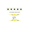 IP54 6,8 W schwarze LED-Wandleuchte mit verstellbaren Produktbild-Vorschau 7