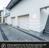 Battery LED Outdoor Wall Light,Sensor,White,LED/4W Produktbild-Vorschau 4