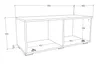 VCM TV Möbel | Lowboard | Fernsehschrank mit breiter Produktbild-Vorschau 4