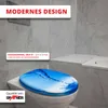 Grafner WC Sitz aus MDF stabile Qualität Blue Whirl mit Produktbild-Vorschau 8