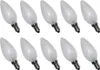 10 ampoules Leuci « bougie » 60 W, culot E14, finition Voir les images du produit 2