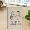 Mr. & Mrs. Panda Journal Pinguin Heirat - Transparent - Produktbild-Vorschau 2