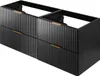 Rodan | Meuble sous-lavabo - 120cm | Noir mat | L/H/P Voir les images du produit 4