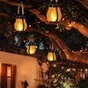 Solarbetriebene Outdoor-Hängelampe, flackerndes LED-Feuer, Produktbild-Vorschau 7