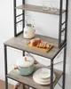 A kitchen shelf unit with various kitchen items on it. Náhled obrázku produktu
