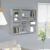 A wall-mounted shelf unit with various items displayed on it, next to a window with blinds. Anteprima dell’immagine prodotto