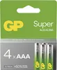 Alkalická baterie GP Super AAA (LR03), 4 ks Náhled obrázku produktu