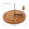 A cheese slicer on a wooden base. Voir les images du produit