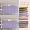 Drap bébé en mousseline 70x140 cm Lilas - Drap-housse, 100% Voir les images du produit 5