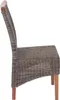 2er-Set Esszimmerstuhl Sinio, Stuhl Küchenstuhl, Rattan  Produktbild-Vorschau 4