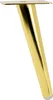 Goldene schräg möbelbeine "Spike" - 18 cm hoch, eleganter Produktbild-Vorschau 3