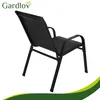 Gardlov 27566 Lot de 4 chaises de jardin empilables, noires Voir les images du produit 14