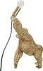 Mauro Ferretti Gorilla stolní lampa E14 22,5x16x40 cm zlatá Náhled obrázku produktu 3