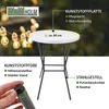 10x Stehtisch klappbar Ø 80 cm Tischplatte Höhe 110 cm Produktbild-Vorschau 2