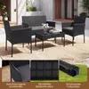 COSTWAY Polyrattan Gartenmöbel Set, Outdoor Gartengarnitur, Produktbild-Vorschau 7
