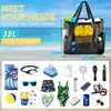 XL-Strandtasche Strandtasche XXL,Familie mit Reißverschluss Produktbild-Vorschau 2