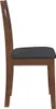 A side view of a single chair. Produktbild-Vorschau