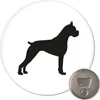 Huuraa Magnet Deutscher Boxer Silhouette 59mm Produktbild-Vorschau 1