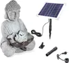 esotec Solarbrunnen Buddha mit Akku und LED Licht Produktbild-Vorschau 2