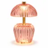 Bunte Glas Tischlampe Kabellos, Vintage LED Produktbild-Vorschau 1