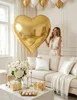 Balon foliowy Serce XXL Złote 136x129cm Podgląd zdjęcia produktu 5