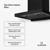 KlarsteinAeroClean digestoř, 649,9 m³/h, 4 úrovně, EEK A++, Náhled obrázku produktu 4
