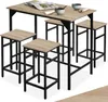 tectake® Bartisch-Set Edinburgh 5-teilig mit Produktbild-Vorschau 8