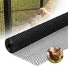1m x 10m Schwarz Volierendraht Maschendrahtzaun Produktbild-Vorschau 1