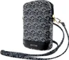 Guess Zip Gcube Bottom Stripe Handytasche - Schwarz Produktbild-Vorschau 1