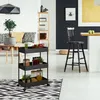 Wózek na kółkach Relaxdays, 3 półki, wózek do serwowania, Podgląd zdjęcia produktu 2