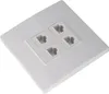 Cat 6 Ethernet Wall Plate 4 Port Female To Female Keystone Voir les images du produit 7