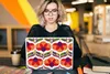 MuchoWow® Laptop Aufkleber Sticker Cover Retro - Flower Produktbild-Vorschau 5