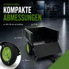 Rasentraktor Anhänger Kippanhänger 300 kg kippbar mit Produktbild-Vorschau 7
