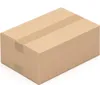 A brown cardboard box with tape on a white background. Produktbild-Vorschau