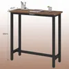 WOLTU 1x Bartisch Esstisch, Metallgestell, Tischplatte aus Produktbild-Vorschau 3