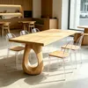 Tisch Schreibtisch Simpler Bürotisch aus Massivholz Produktbild-Vorschau 3
