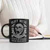 Heavy Metal statt Volksmusik Tasse mit Totenkopf Produktbild-Vorschau 3