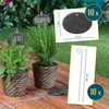 Hoberg Schiefer Pflanzschilder Set 10-tlg. oval 9 x 7 x 0,5 Produktbild-Vorschau 6