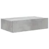 vidaXL TV-Schrank mit LED-Leuchten Betongrau 60x35x15,5 cm Produktbild-Vorschau 3