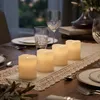 LED Kerze 4er Set creme mit Timer batteriebetrieben - 6,5 x Produktbild-Vorschau 6