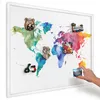 Magnettafel 80x60 cm mit weißem Rahmen - Magnetische Produktbild-Vorschau 1