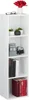 Relaxdays Bücherregal 4 Fächer, modernes Design, Produktbild-Vorschau 1