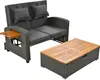 Ensemble de fauteuils de jardin pour 2 personnes – rotin Voir les images du produit 11