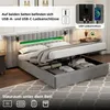 MODFU Letto imbottito, Letto matrimoniale, Letto per Anteprima dell’immagine prodotto 4