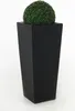 VIVANNO Pflanzkübel Fiberglas CLASSIC Säule, Anthrazit matt Produktbild-Vorschau 6