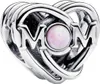 Slide Charm Herz von PANDORA aus 925er Silber, rosa Opal, Produktbild-Vorschau 6