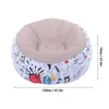 Puf BeanBag wzór Doodle XL 120 x 70 cm biały, pokryty PVC, Podgląd zdjęcia produktu 9